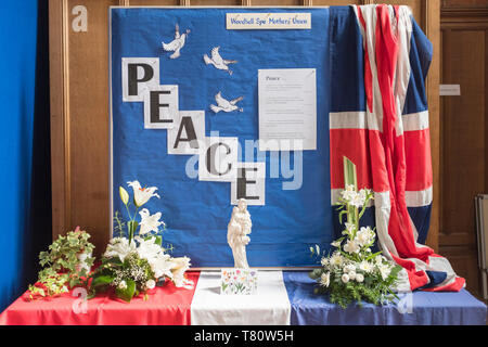 Istituto delle donne di pace, display Woodhall Spa 1940s seconda guerra mondiale rievocazione weekend. Foto Stock