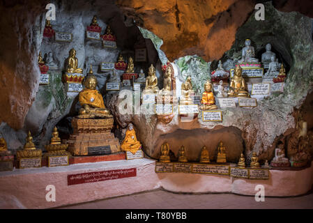 Grotta di Pindaya Festival, Pindaya, Stato Shan, Myanmar (Birmania), Asia Foto Stock