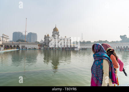 Bangla Sahib Gurudwara, Nuova Delhi, India, Asia Foto Stock