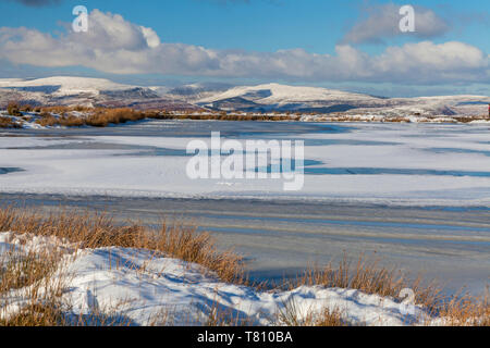 Keepers Pond, Blaenavon, Brecon Beacons, South Wales, Regno Unito, Europa Foto Stock