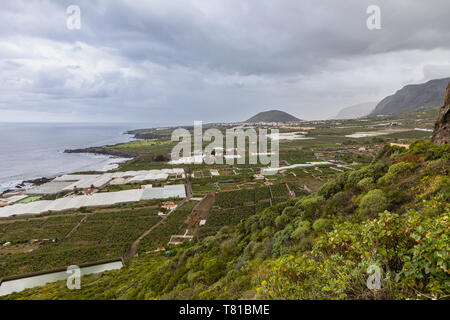 Mirador Punta de Teno sulla west cape di Tenerife, Isole Canarie, Spagna Foto Stock