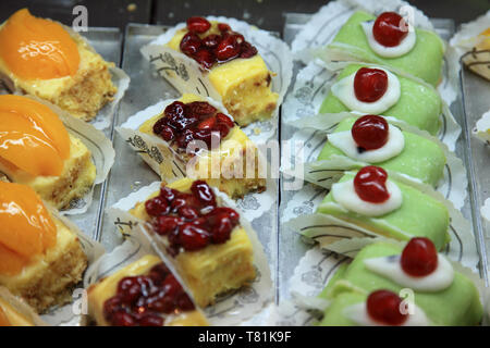 La pasticceria visualizzati in Cefalù Sicilia Italia Foto Stock