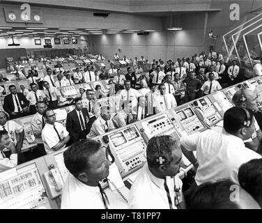 Apollo 11, Launch Control Center, 1969 Foto Stock