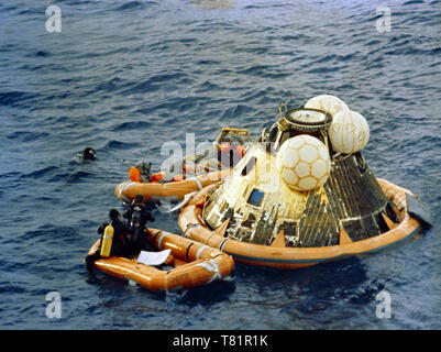 Apollo 11 Recupero, 1969 Foto Stock