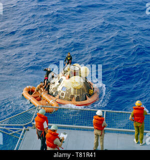 Apollo 11 UDT team di recupero, 1969 Foto Stock