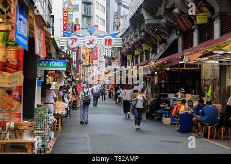 Giappone, isola di Honshu, Tokyo, Taito distretto, quartiere di Ueno Foto Stock