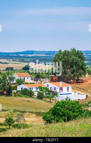 Il Portogallo, regione Alentejo, l'escursione Rota Vicentina fra Porto Covo e Cercal sul percorso storico (GR 11) Foto Stock