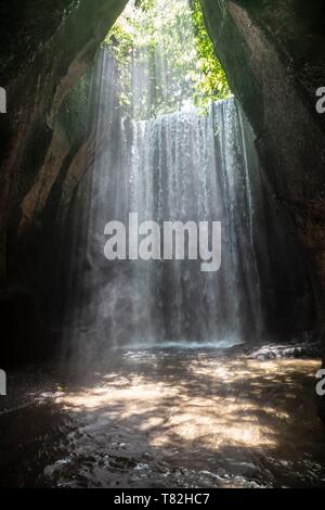 Indonesia, Bali, area di Ubud, Tukad Cepung cascate Foto Stock