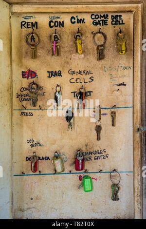 Papua Nuova Guinea, Golfo di Papua, Capitale Nazionale di Port Moresby, città di Bomana Prigione, la massima area di sicurezza, chiavi Foto Stock