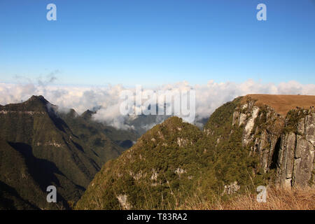 São José dos Ausentes è una delle città che compongono la Route de Cima da Serra Campos che è formata dai comuni della regione più alta. Foto Stock