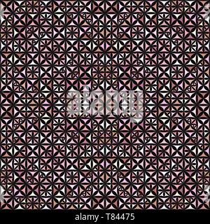 Rosa seamless astratto triangolo curvo Mosaico pattern caleidoscopio wallpaper Illustrazione Vettoriale