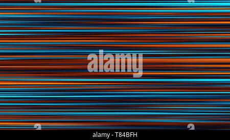 Esposizione a lungo linee, 3D Rendering Art effetto per creative, luminosa generata dal computer sullo sfondo Foto Stock