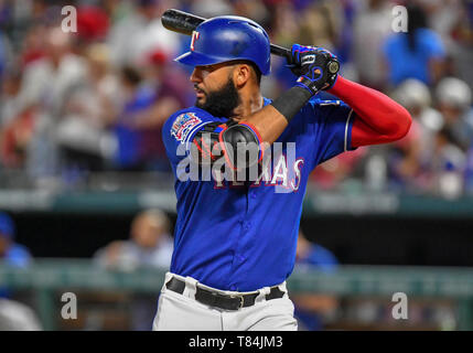 Maggio 04, 2019: Texas Rangers diritto fielder Nomar Mazara #30 durante una partita MLB tra il Toronto Blue Jays e Texas Rangers a Globe Life Park in Arlington, Texas TX sconfitto Toronto 8-5 Albert Pena/CSM. Foto Stock