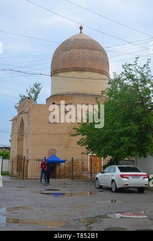 Samarcanda in Usbekistan, UNESCO Weltkulturerbe an der Seidenstraße: das Mausoleo Oq Saray Foto Stock