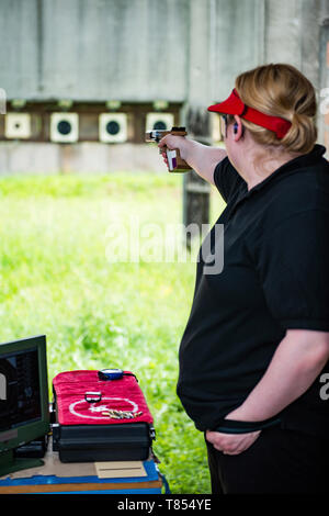 Sport Pratica pistola Foto Stock