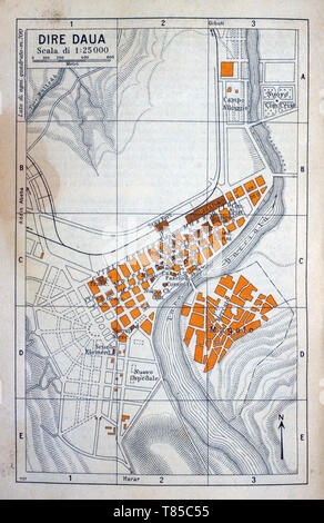 'Africa Orientale Italiana travel guide-book (1938 edition) Foto Stock