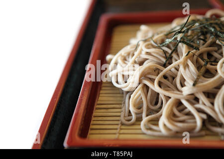 Soba noodle Foto Stock