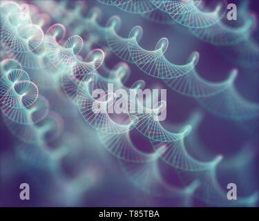 Le molecole di DNA, illustrazione Foto Stock