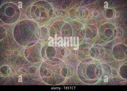 Configurazione astratta, illustrazione Foto Stock