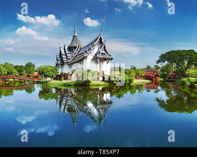 Sanphet Prasat Palace, antica città di Bangkok, Tailandia Foto Stock