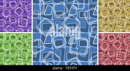 Sfondo astratto set. Illustrazione Vettoriale Illustrazione Vettoriale