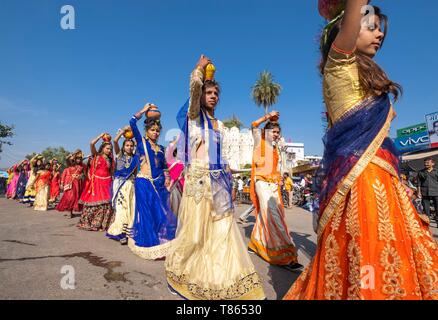 India Rajasthan, Bundi, Bundi Utsav festival ogni anno nel mese di novembre Foto Stock