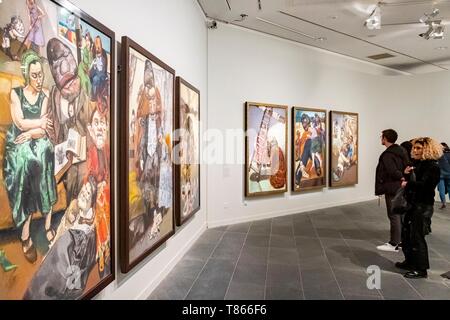 Francia, Parigi, Giardino delle Tuileries, l'Aranciera Museum, Paula Rigo mostra Foto Stock