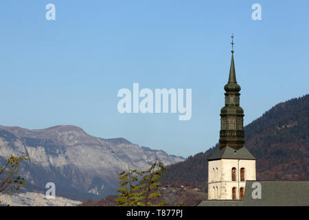 Eglise Saint-Gervais et Saint-Protais. Saint-Gervais-les-Bains. / Chiesa di San Gervais e San Protais. Saint-Gervais-les-Bains. Foto Stock