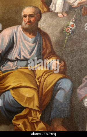 Saint-François de vendite. Eglise Saint-Gervais et Saint-Protais. Saint-Gervais-les-Bains. Foto Stock