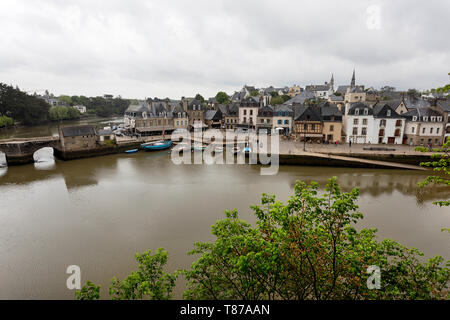 Saint-Goustan, Auray, Morbihan, in Bretagna, Francia Foto Stock