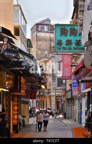 Cina, Macao, Centro Storico elencati come patrimonio mondiale dall' UNESCO Foto Stock