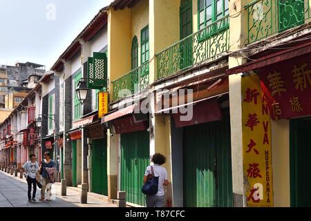 Cina, Macao, Centro Storico elencati come patrimonio mondiale dall' UNESCO Foto Stock