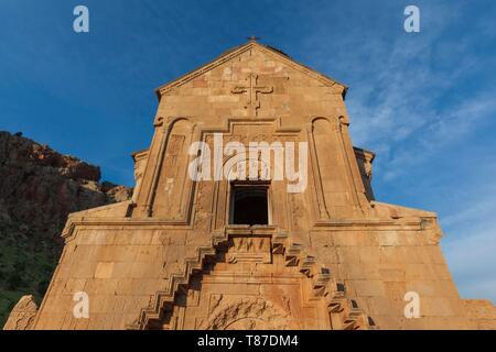 Armenia, Noravank, Noravank monastero del XII secolo, dettaglio Foto Stock