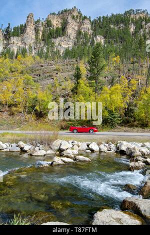 Stati Uniti, South Dakota, piombo, Spearfish Canyon Foto Stock