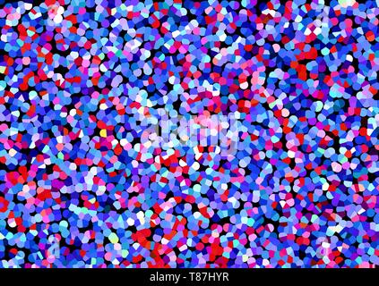 Abstract o texture di sfondo colorato con forme circolari. Foto Stock