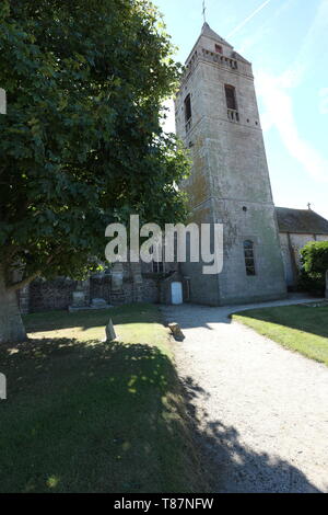 Eglise de Gatteville-le-Phare - Cotentin - Normandia - Francia Foto Stock