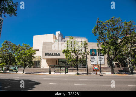 Buenos Aires Argentina - Dic 25, 2018: MALBA (Museo de Arte latino-americano de Buenos Aires) museo nella città di Buenos Aires. Argentina. Foto Stock