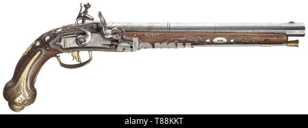 Piccole armi, pistole, flintlock pistola, Impero Ottomano, Albania, secolo XIX, Additional-Rights-Clearance-Info-Not-Available Foto Stock
