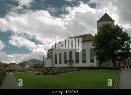 Chiesa Parrocchiale Di San Maurizio, Appenzell Foto Stock