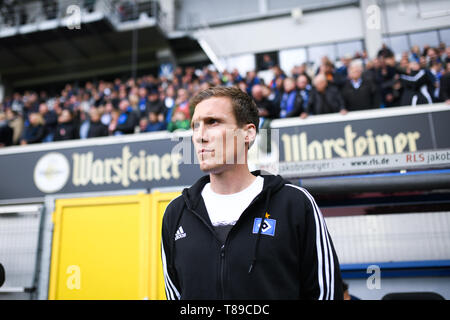 Paderborn, Germania. Il 12 maggio 2019. Coach Hannes Wolf (HSV Amburgo Amburgo Amburgo). GES/Soccer/Seconda Bundesliga: SC Paderborn - Hamburger SC, 12.05.2019 Calcetto: seconda lega: SC Paderborn vs HSV Amburgo Amburgo Amburgo, Paderborn, 12 Maggio 2019 | Utilizzo di credito in tutto il mondo: dpa/Alamy Live News Foto Stock