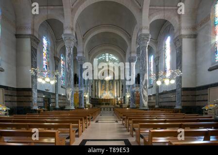 Francia, Haute Savoie, Annecy, l interno della basilica della visitazione dove San Francesco di Sales poggia Foto Stock