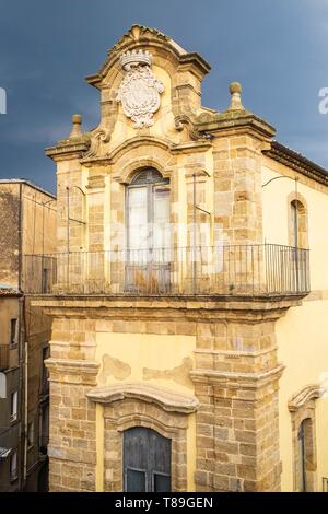 L'Italia, Sicilia, Caltagirone, sito Patrimonio Mondiale dell'UNESCO, centro storico Foto Stock