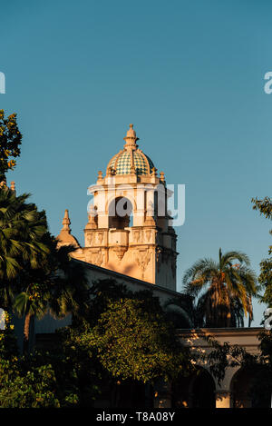 Architettura storica al Balboa Park di San Diego, California Foto Stock