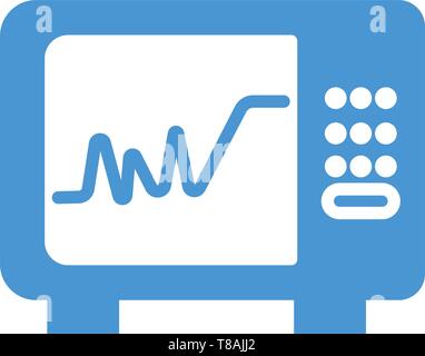 Icona icu- icu vettore icona illustrazione per il sito web e le applicazioni per dispositivi mobili. Illustrazione Vettoriale