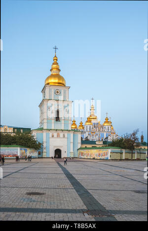 La parrocchia di san Michele Golden-Domed Monastero di Kiev Foto Stock