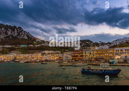 Marina Grande di Capri, Italia Foto Stock