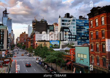 10Th Ave, Manhattan, New York Foto Stock