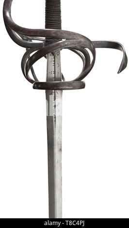 Armi, spade, Rapier, secolo XVII, Additional-Rights-Clearance-Info-Not-Available Foto Stock