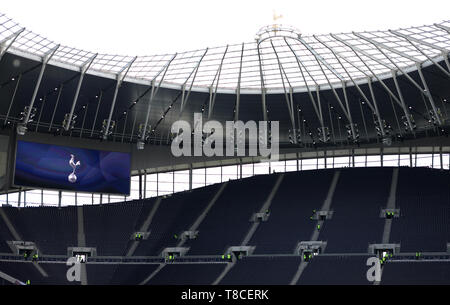 Vista generale dello stadio prima della Premier League a Tottenham Hotspur Stadium, Londra. Foto Stock