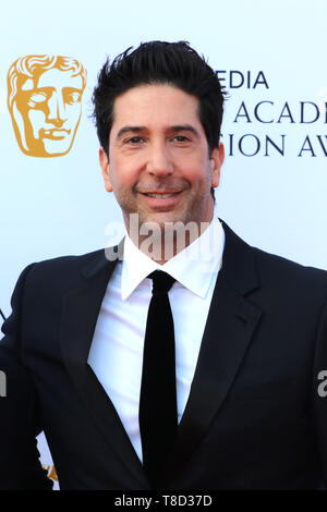 David Schwimmer, Virgin Media British Academy (BAFTA) Tv Awards, Royal Festival Hall di Londra, UK, 12 maggio 2019, Foto di Richard Goldschmidt Foto Stock